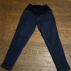 Time and Tru Women's Dark Blue Maternity Jeggings